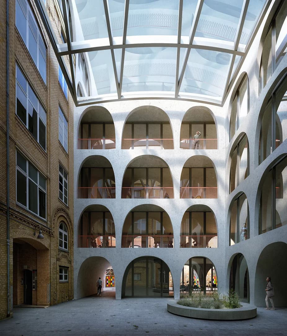 Context rendering of Aqua Carre Randbebauung