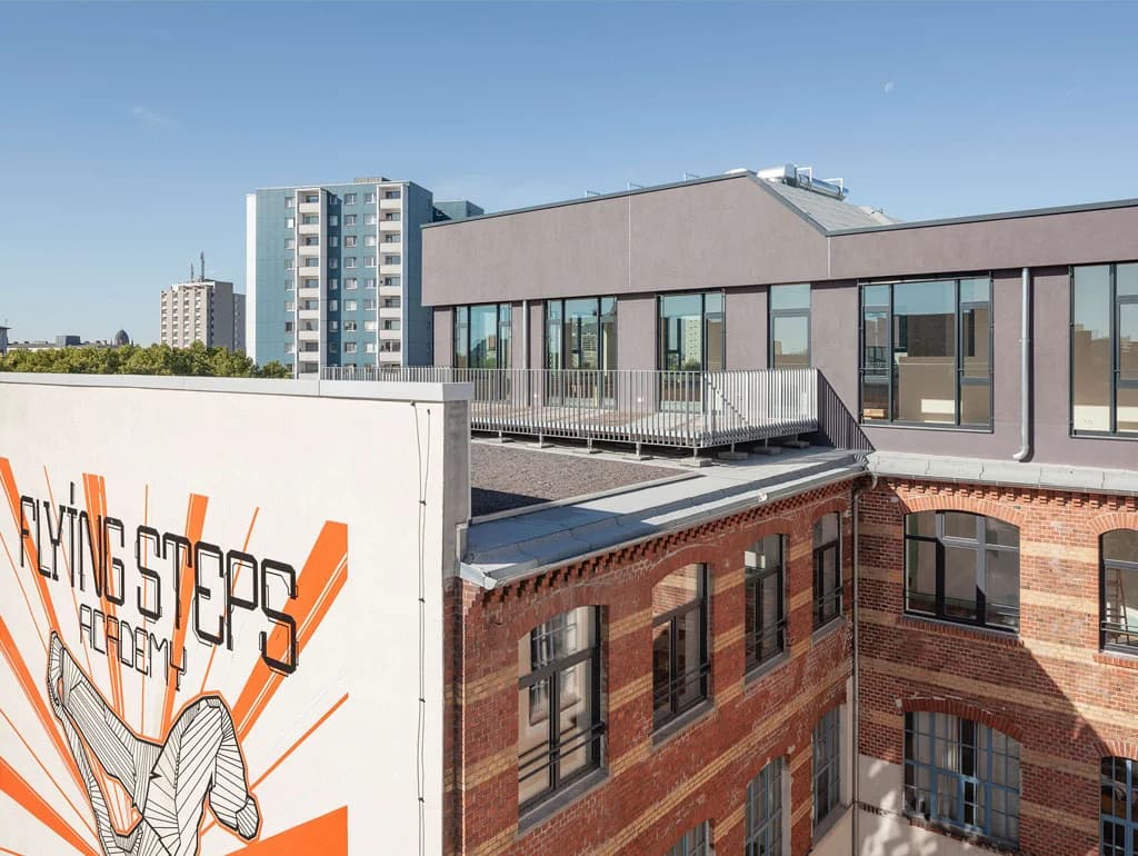 Rooftop terrace view