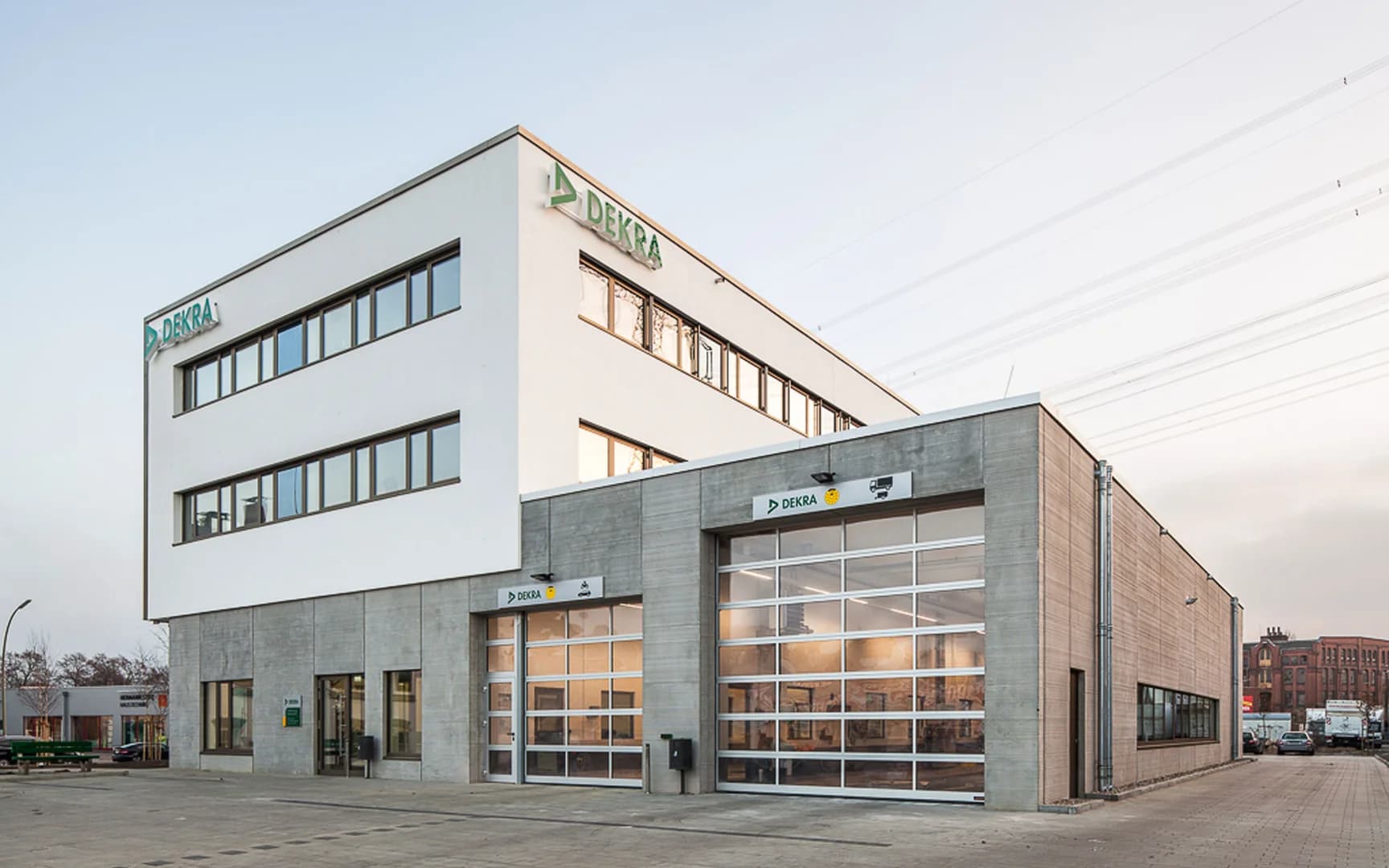 Exterior of the Dekra facility