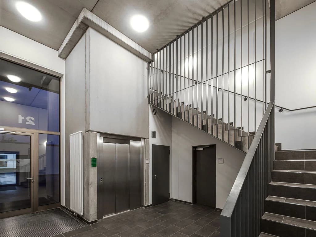 Reception and office area