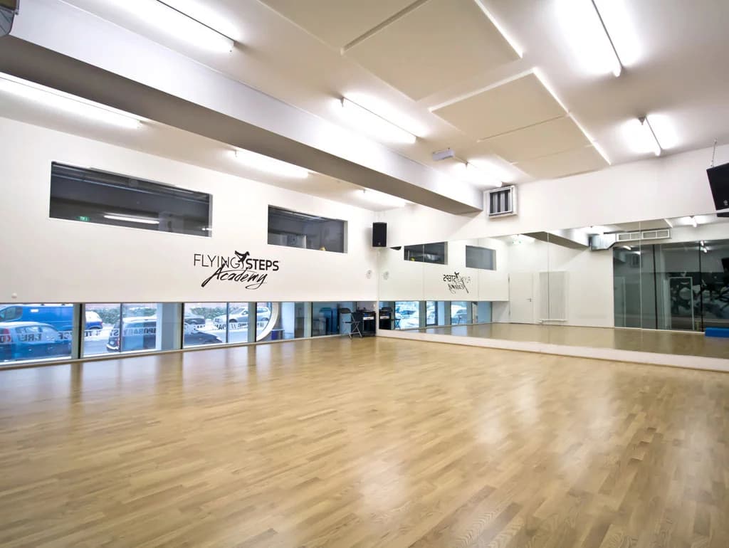 Studio during a class