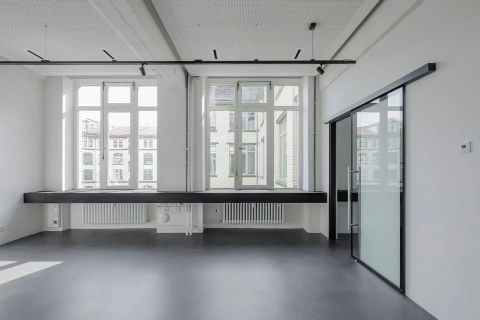 View towards the windows