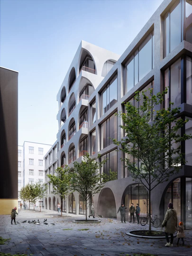 Rendering of Aqua Carre Randbebauung